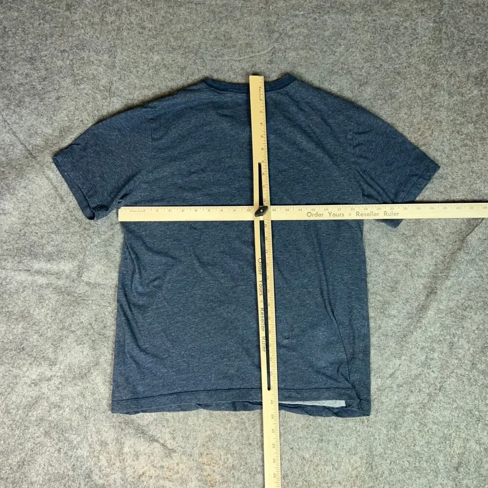 Nike Mens Shirt Medium Navy White Tee T‎ Swoosh Everyday Causal Sports Logo Top